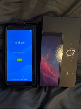 New -Cloud C7 Android Mobile Phone -Unlocked -Includes Case & Screen Protector